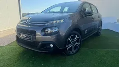 Cinza Usado 2019 Citroën C3 PureTech Citadino | € 13.750 (Preço justo)