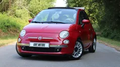 Vermelho Usado 2012 Fiat 500C Lounge Cabrios | € 9.750 (Preço justo)
