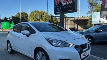 Usado Nissan Micra Acenta 100 HP (73 kW) 2019 Branco Citadino