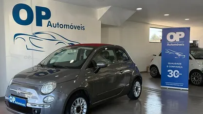Cinzento Usado 2014 Fiat 500C Lounge Cabrios | € 9.450 (Preço justo)