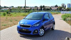 Azul Usado 2021 Peugeot 108 Citadino | € 9.500 (Bom preço)