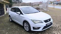 Branco Usado 2015 Seat Leon ST FR Carrinha | € 18.000 (Preço justo)