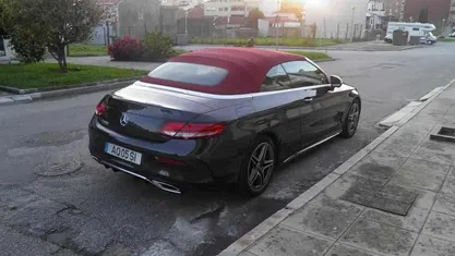 Usado Mercedes C200 184 HP (135 kW) 2022 Cinzento Cabrios