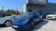 Azul Usado 2021 Tesla Model 3 Performance Sedan | € 27.900 (Bom preço)