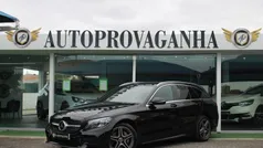 Preto Usado 2021 Mercedes C300 AMG line Carrinha | € 31.900 (Preço justo)