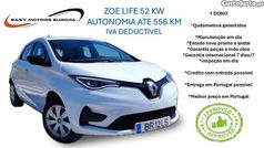 Branco Usado 2020 Renault Zoe Life Citadino | € 14.990 (Preço justo)