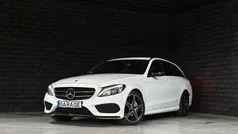 Branco Usado 2017 Mercedes C220 AMG line Carrinha | € 29.990 (Caro)