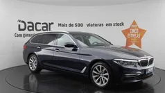 Azul Usado 2018 BMW 520 Luxury Line Carrinha | € 28.399 (Preço justo)