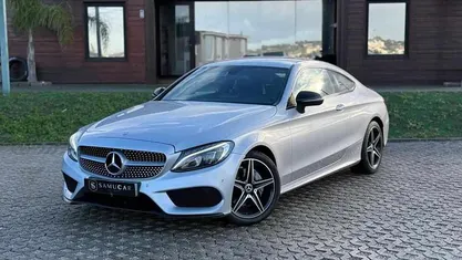 Cinzento Usado 2016 Mercedes C220 Coupé | € 24.990 (Bom preço)