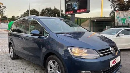 Azul Usado 2016 VW Sharan Highline Monovolume | € 24.990 (Preço justo)