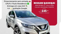 Cinzento Usado 2018 Nissan Qashqai SUV | € 17.500 (Preço justo)
