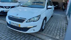 Branco Usado 2015 Peugeot 308 Style Carrinha | € 9.900 (Bom preço)