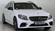 Branco Usado 2019 Mercedes C220 AMG line Sedan | € 27.950 (Bom preço)