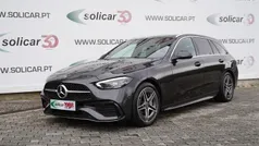 Cinza Usado 2022 Mercedes C300 AMG line Carrinha | € 46.500 (Bom preço)