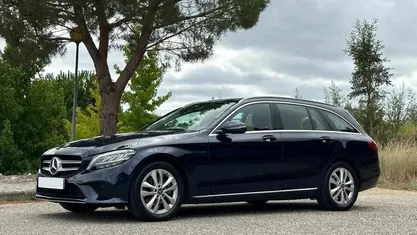 Azul Usado 2019 Mercedes C200 Carrinha | € 23.990 (Bom preço)
