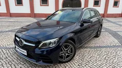 Azul Usado 2020 Mercedes C300 AMG line Carrinha | € 31.900 (Preço justo)