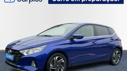 Azul Usado 2021 Hyundai i20 | € 15.500 (Preço justo)