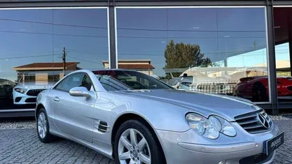 Usado Mercedes SL350 245 HP (180 kW) 2003 Cinzento Cabrios