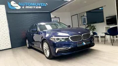 Azul Usado 2018 BMW 520 Luxury Line Sedan | € 25.900 (Bom preço)