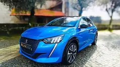 Azul Usado 2020 Peugeot e-208 GT Citadino | € 17.250 (Bom preço)
