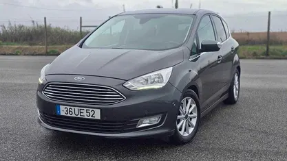 Cinza Usado 2018 Ford C-MAX Titanium S Monovolume | € 12.490 (Preço justo)