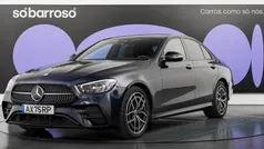 Cinza Usado 2023 Mercedes E300 AMG line | € 49.990 (Preço justo)