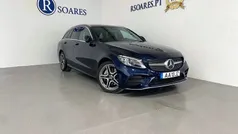 Azul Usado 2020 Mercedes C300 AMG line Carrinha | € 33.500 (Preço justo)
