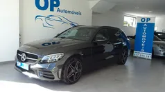 Cinza Usado 2021 Mercedes C300e AMG line Carrinha | € 37.450 (Preço justo)