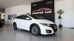 Branco Usado 2017 Honda Civic Elegance Carrinha | € 17.400 (Preço justo)