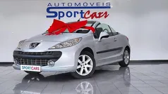 Cinzento Usado 2008 Peugeot 207 CC Cabrios | € 7.450 (Preço justo)