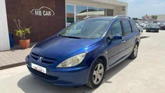 Azul Usado 2005 Peugeot 307 Carrinha | € 4.750