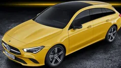 Cinzento Usado 2021 Mercedes CLA250e Shooting Brake AMG line Carrinha | € 29.250 (Super Preço)