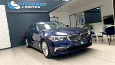 Azul Usado 2018 BMW 520 Luxury Line Sedan | € 27.900 (Preço justo)