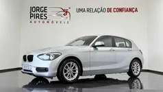 Cinzento Usado 2015 BMW 116 Citadino | € 12.990 (Preço justo)