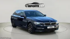 Azul Usado 2019 BMW 520 Luxury Line Carrinha | € 23.999 (Super Preço)
