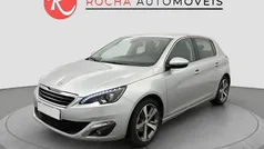 Cinza Usado 2016 Peugeot 308 Allure Citadino | € 10.990 (Bom preço)