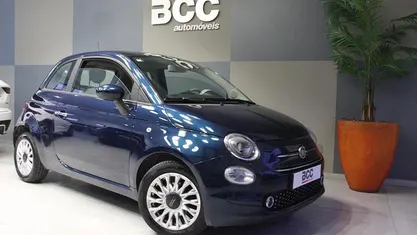 Azul Usado 2020 Fiat 500 Lounge Citadino | € 14.990 (Preço justo)