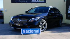 Preto Usado 2020 Mercedes C220 AMG line Carrinha | € 34.500 (Preço justo)