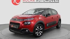 Vermelho Usado 2017 Citroën C3 PureTech Citadino | € 10.499 (Preço justo)