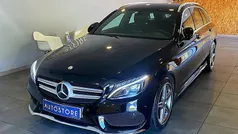 Preto Usado 2015 Mercedes C180 AMG line Carrinha | € 19.990 (Bom preço)