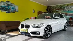 Branco Usado 2015 BMW 118 Sport Line Citadino | € 15.950 (Preço justo)