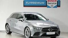 Cinza Usado 2021 Mercedes A180 AMG line Citadino | € 29.490 (Preço justo)