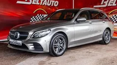 Cinza Usado 2019 Mercedes C220 AMG line Carrinha | € 32.500 (Preço justo)