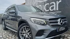 Cinza Usado 2017 Mercedes GLC250 AMG line SUV | € 34.750 (Preço justo)