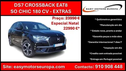 Preto Usado 2020 DS Automobiles DS7 Crossback SUV | € 23.990 (Preço justo)