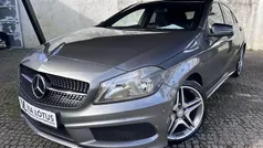 Cinza Usado 2015 Mercedes A160 AMG line | € 17.900 (Preço justo)