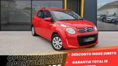 Vermelho Usado 2015 Citroën C1 Feel Citadino | € 7.450 (Preço justo)