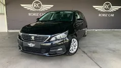 Preto Usado 2021 Peugeot 308 Style Carrinha | € 12.500 (Preço justo)