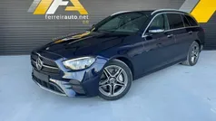 Azul Usado 2020 Mercedes E300 AMG line | € 36.900 (Bom preço)