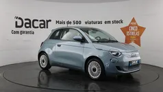 Azul Usado 2021 Fiat 500e Icon Citadino | € 16.499 (Preço justo)